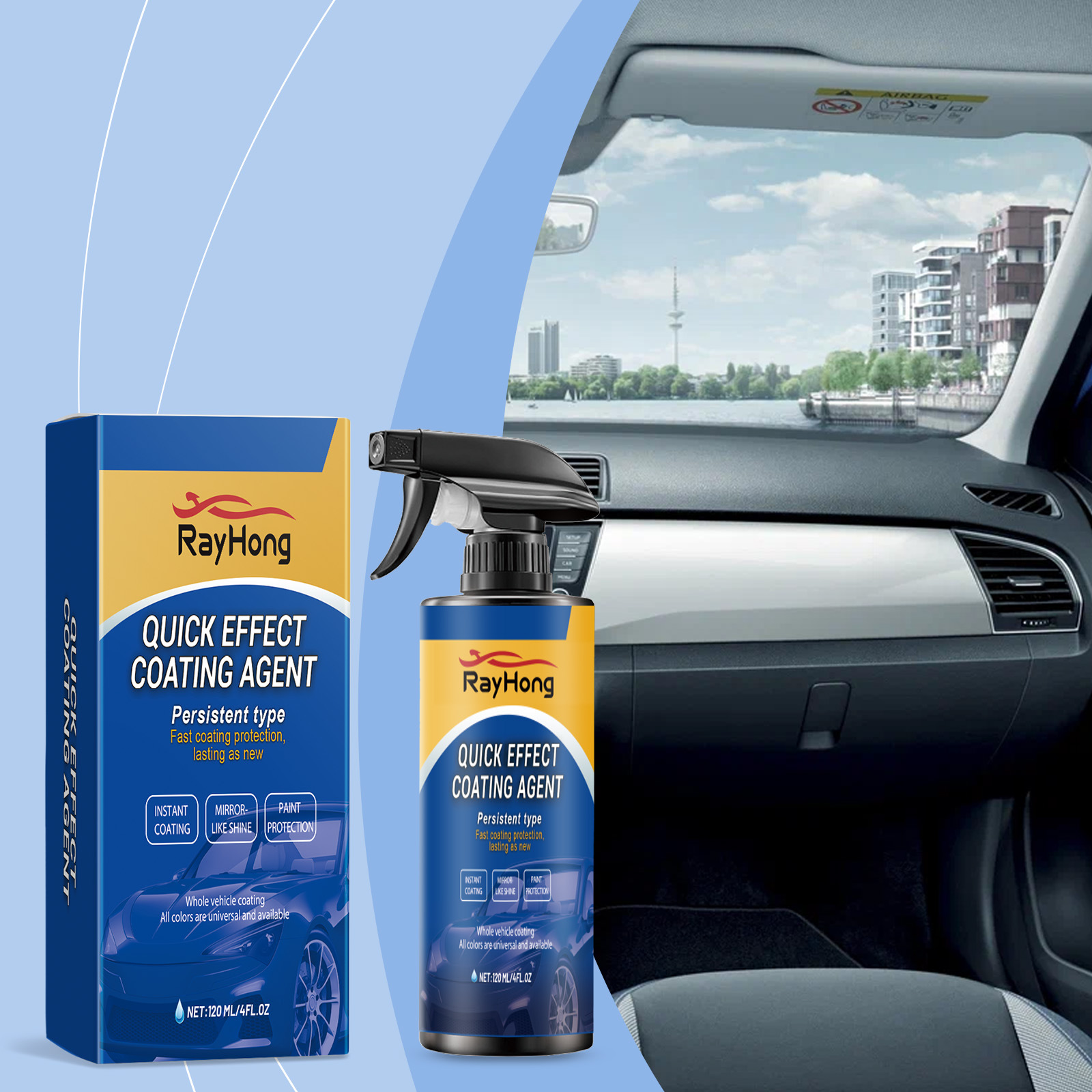 Car Wax Ceramic Coating - Semprotan Pelapis Keramik Mobil Cepat Nano