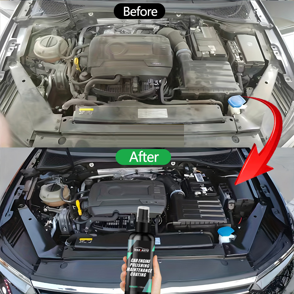 Leather Cleaner Interior - Pemulih Pembersih Teluk Mesin Mobil Kembali