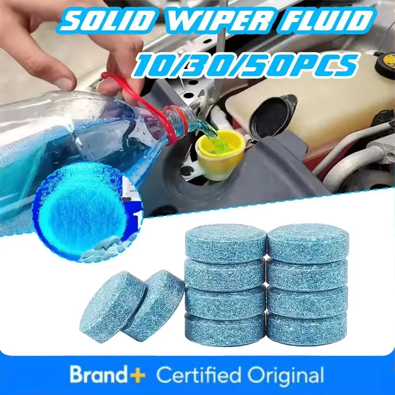 Glass Cleaner Streak - Tablet Pencuci Mobil Efervesen Konsentrat, Pembersih