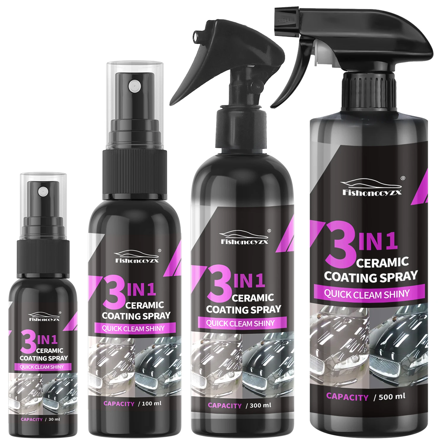Car Wax Ceramic Coating - Semprotan Pelapis Keramik Cair 3 in