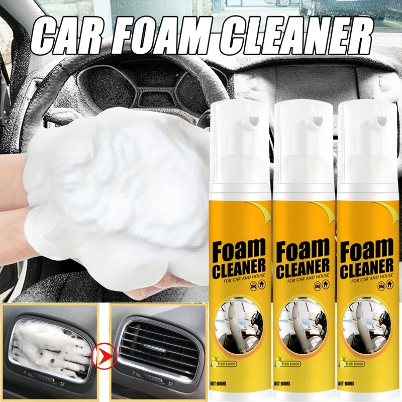 Leather Cleaner Interior - Pembersih busa multifungsi untuk interior otomotif,
