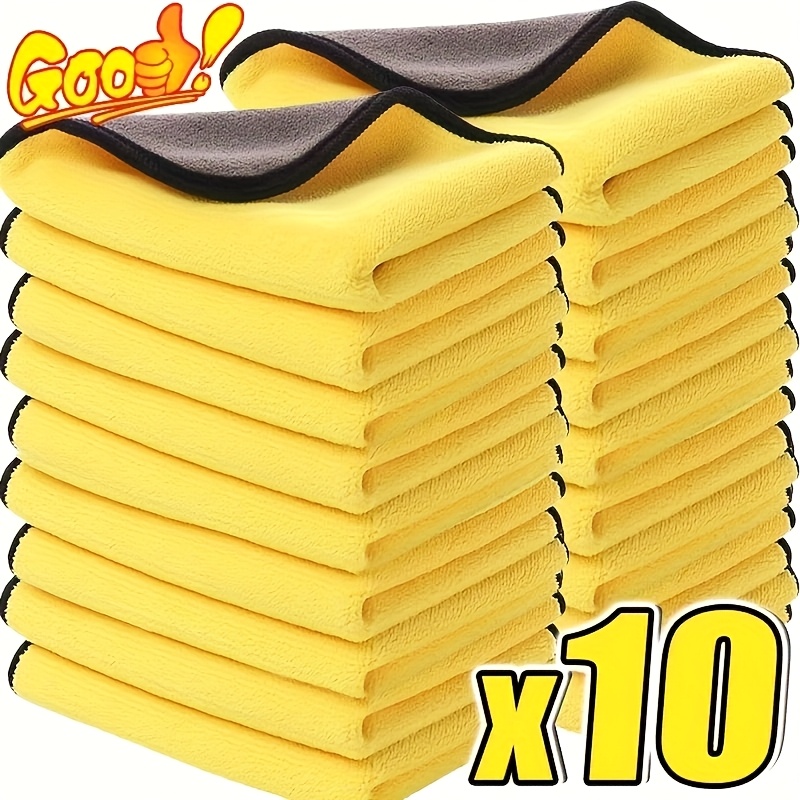 Microfiber Towel Detailing - 3/5/10 Buah Handuk Serat Mikro Cuci
