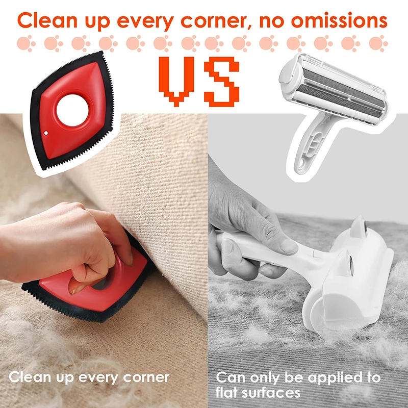 Sisir penghilang bulu hewan pe - Seat Cleaner Fabric ulasan dan harga