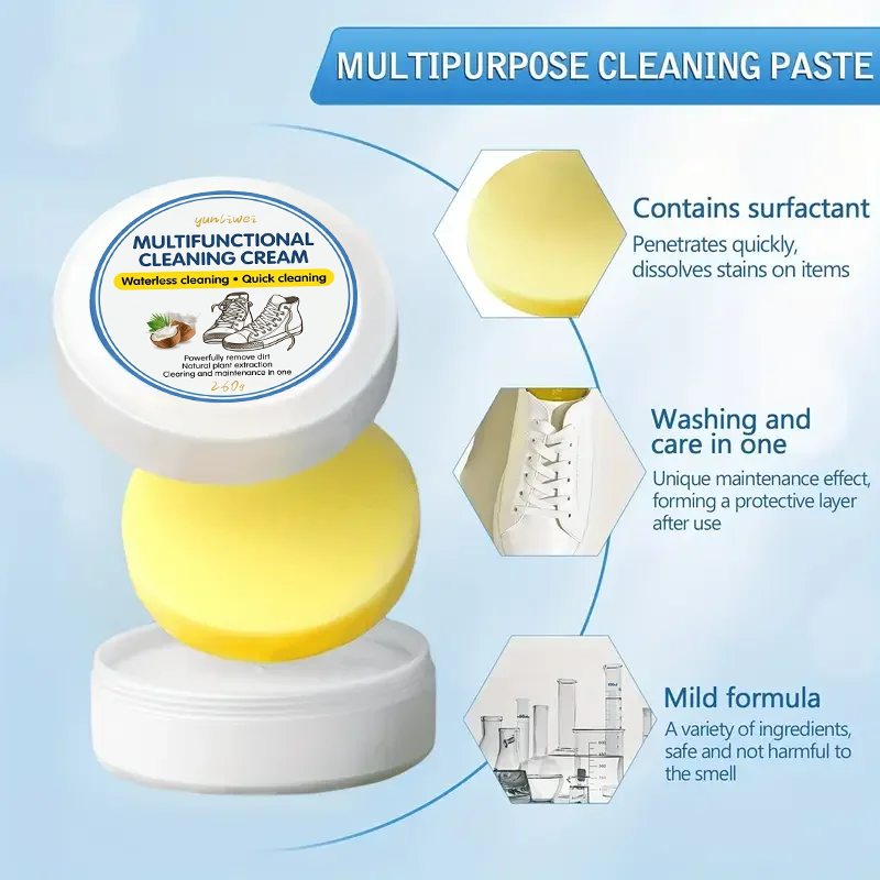 260g Pasta Pembersih Sepatu Pu - Leather Cleaner Interior ulasan dan harga