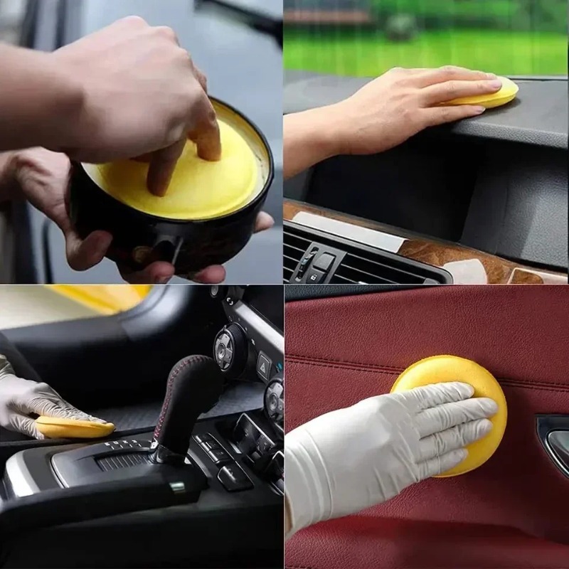 6PCS Alat Aplikator Busa Wax P - Wax Applicator Pad ulasan dan harga