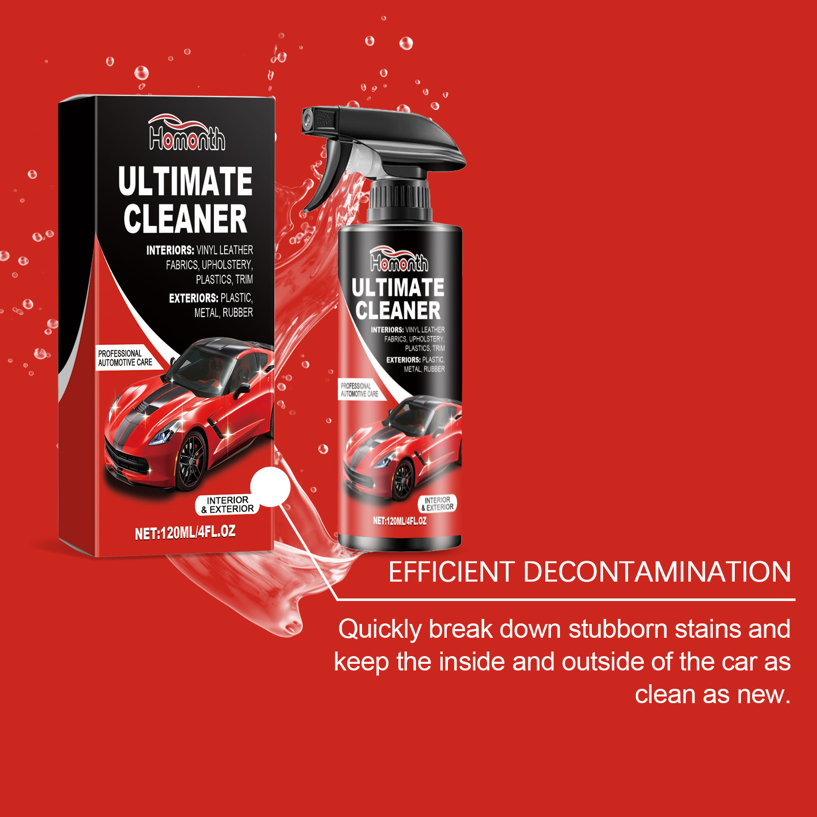 Homonth 120ml Pembersih Noda I - Leather Cleaner Interior ulasan dan harga