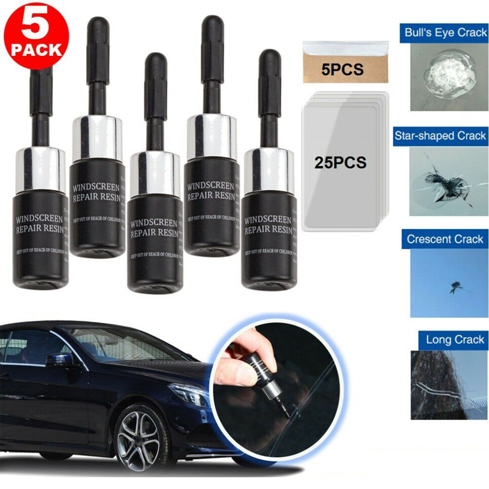 5 buah Kit peralatan retak Res - Glass Cleaner Streak ulasan dan harga