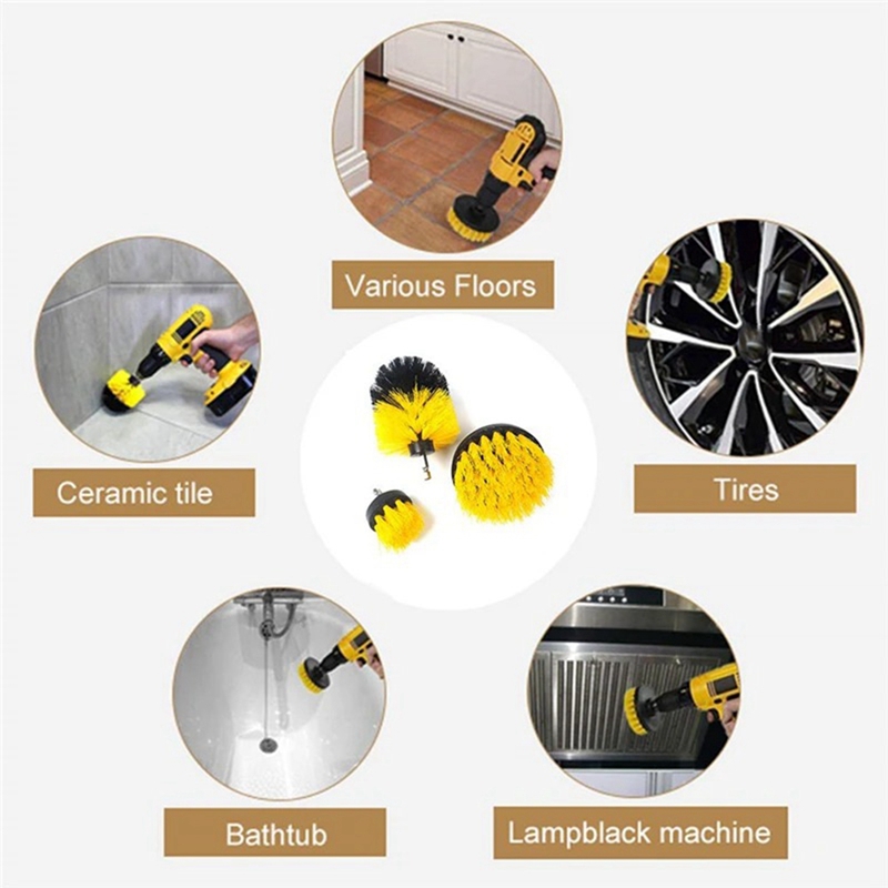 15 Buah Set Sikat Lantai Elekt - Car Cleaning Brush ulasan dan harga